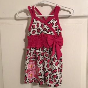 NWT G&J Baby girl leopard print dress 12 months